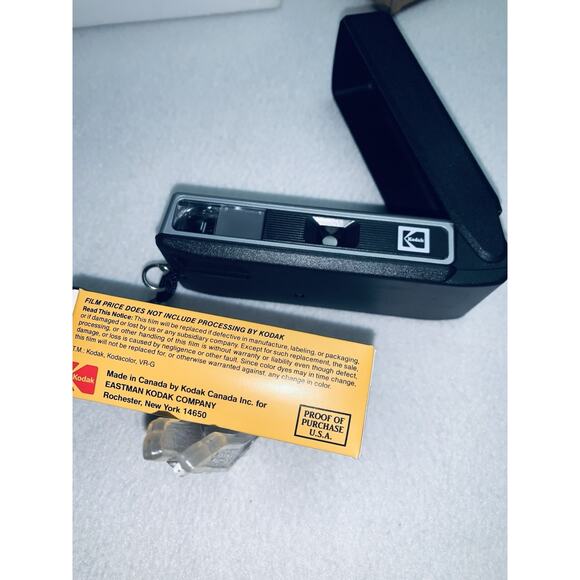 VTG Kodak STAR Program Camera And Expired 110 Film 1989 Original Packaging NOS - Picture 6 of 8